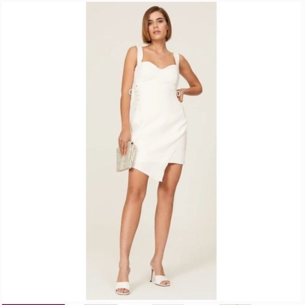 NICHOLAS White Asymmetrical Dress